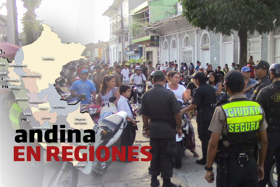 Andina en Regiones: destinarán 131 efectivos PNP para resguardar la región Loreto